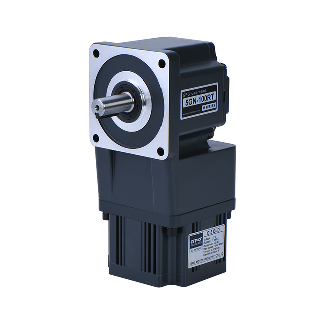 right angle solid shaft BLDC gear motor 60w G5BLD60-24GN 