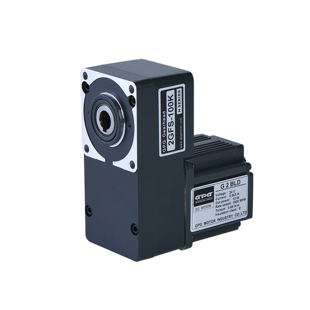 flat hollow bore brushless DC gearmotor 15w