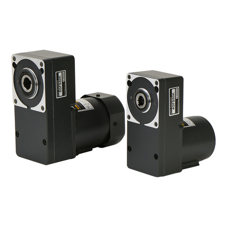 MICRO-SIZED AC GEARED MOTOR RIGHT-ANGLE SHAFT DESIGN