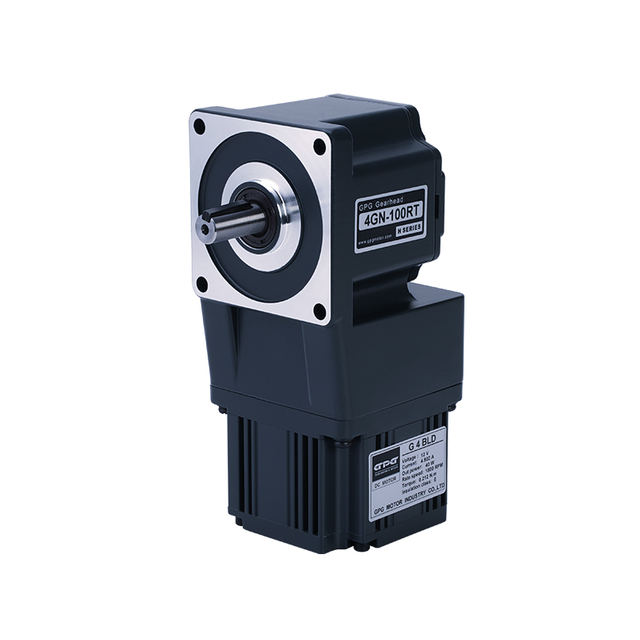 right angle compact brushless DC geared motor 40w