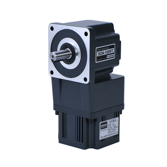 right angle solid shaft BLDC brushless gear motor 150w